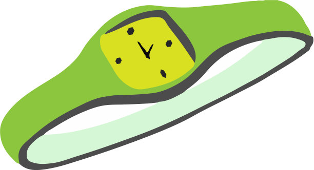 时钟图标上的白色背景图片下载