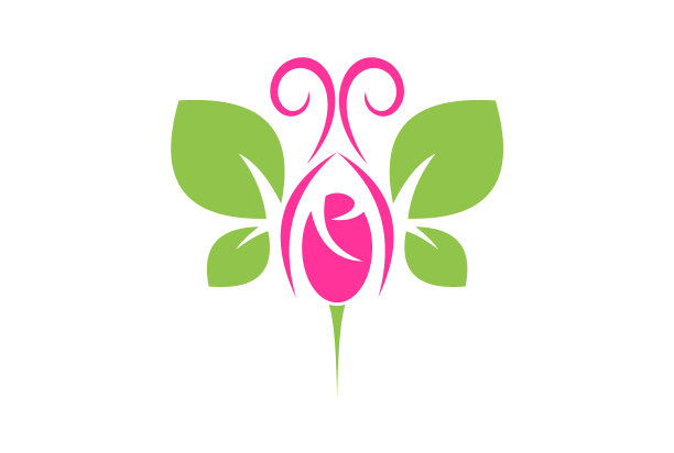 摘要叶蝴蝶花标志图片下载