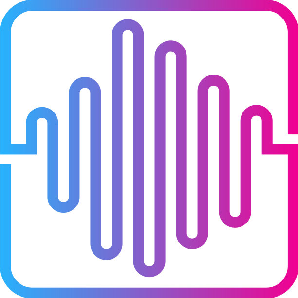 波浪音乐logo图标设计图片下载