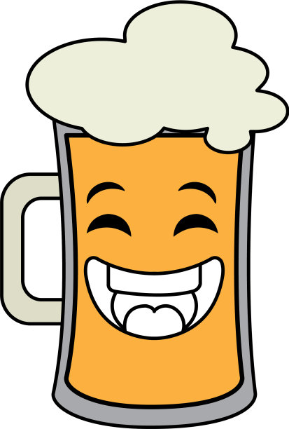 啤酒罐卡哇伊性格图片下载