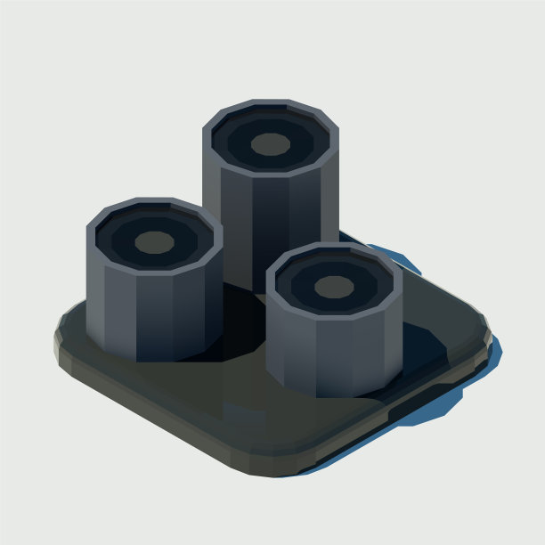 低聚等距三相机3d图片下载