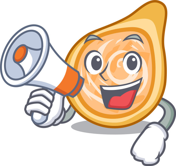 桌子上放着扩音器，鸡心肉图片下载