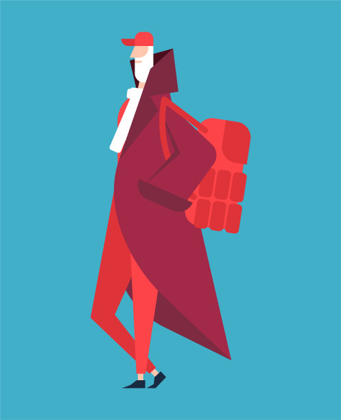 圣诞老人时尚时尚新年图片下载