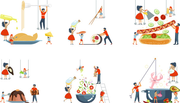 一套超大的盘子和小人图片下载