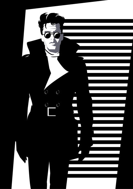 流行艺术中的时尚男士图片下载