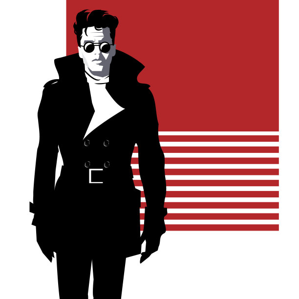 流行艺术中的时尚男士图片下载