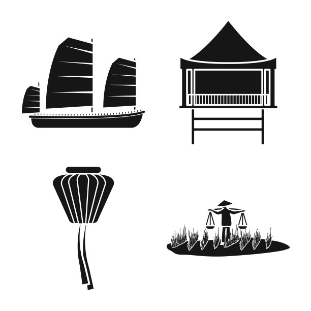 设计越南和传统标识图片下载