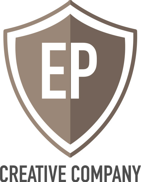 首字母ep屏蔽设计loco概念图片下载