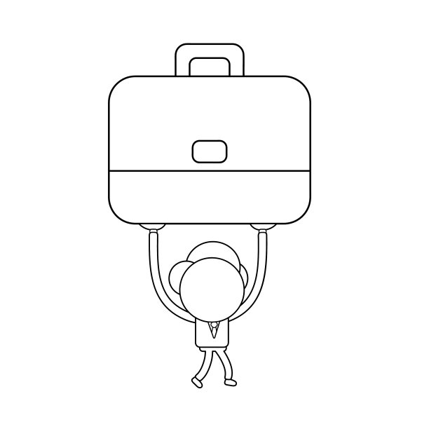 商人的性格走着，举着图片下载