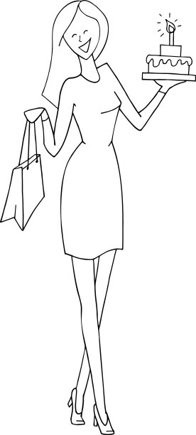 手绘孤立在白色图片下载