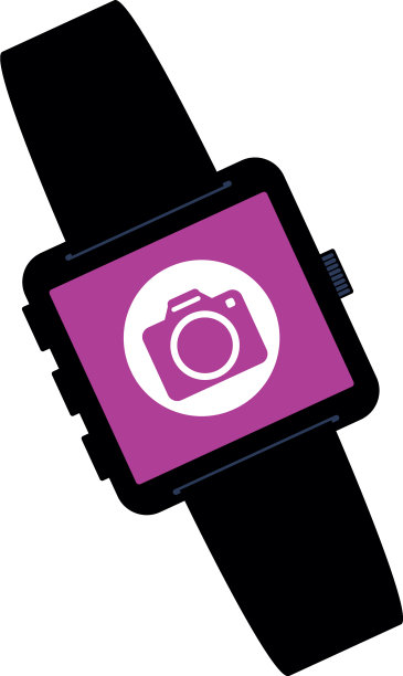 智能手表技术与相机应用程序图片下载