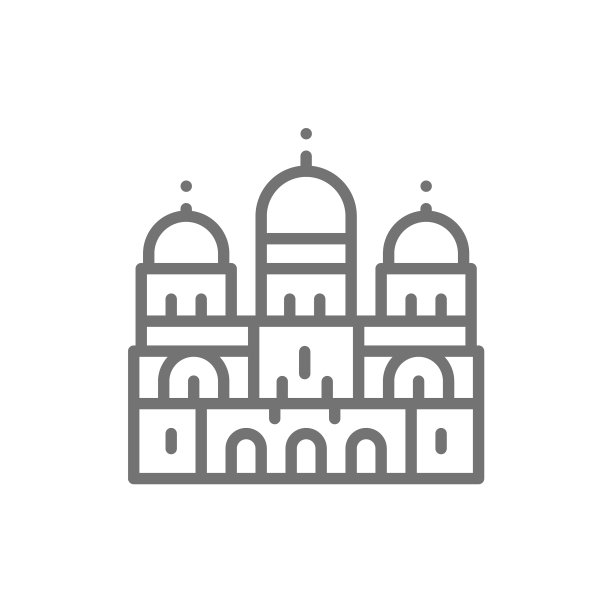 大教堂是巴黎圣心地标图片下载