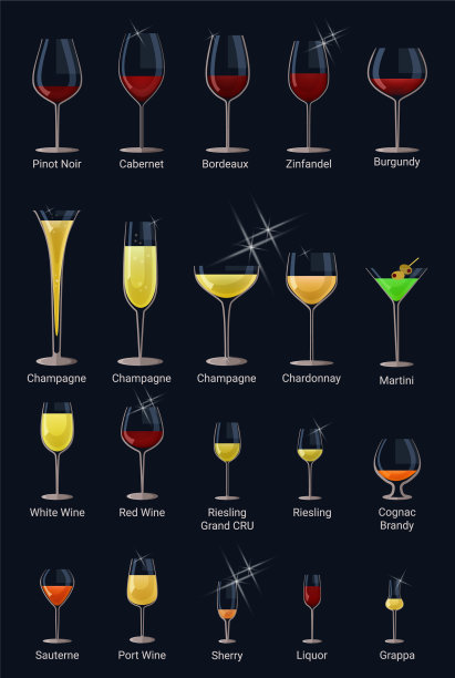 葡萄酒杯是酿酒厂的酒精饮料和红葡萄酒图片下载