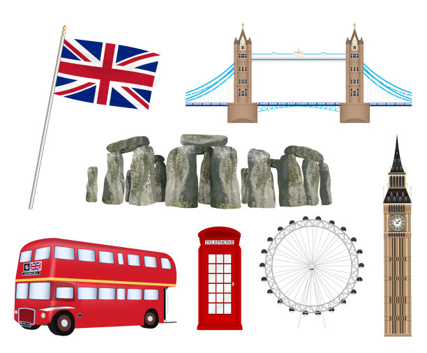 设置图标和里程碑英国英国图片下载
