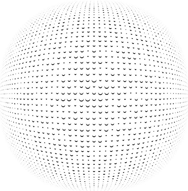 三维圆爆凸球球扭曲图片下载