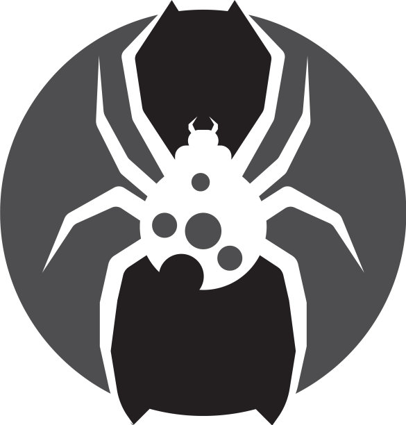 蜘蛛商业标志图片下载