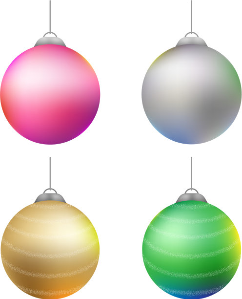 圣诞球的收集图片下载