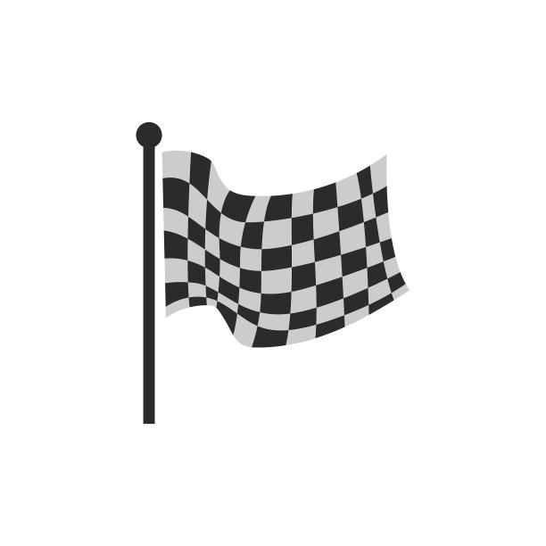 旗帜设计种族黑色实体徽章孤立图片下载