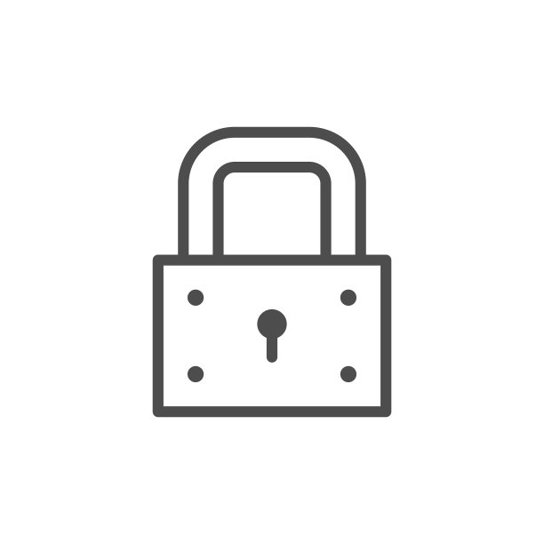 锁线条图标图片下载