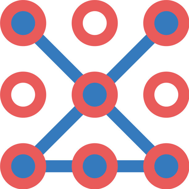 图案锁密码手机安全图标图片下载