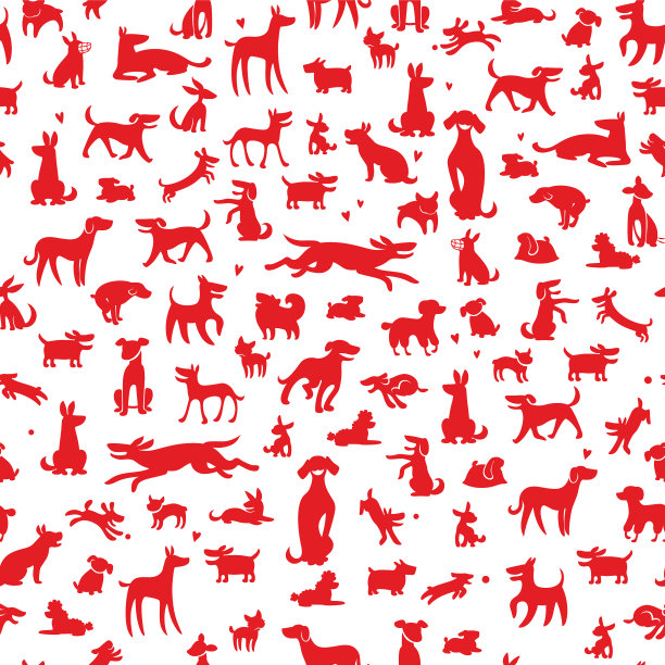 狗轮廓背景图片下载