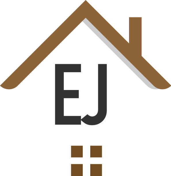 字母EJ建筑标志设计模板图片下载