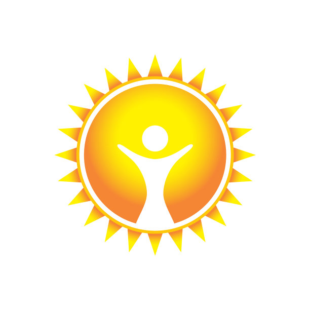 光辉奇迹太阳符号设计图片下载