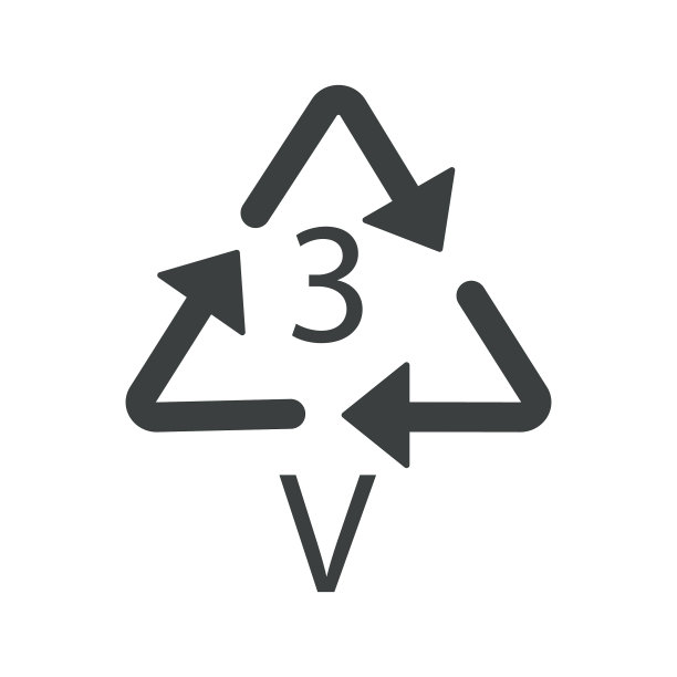 3 .可回收产品标志塑料回收图片下载