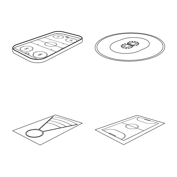孤立的物体草和建筑标志图片下载