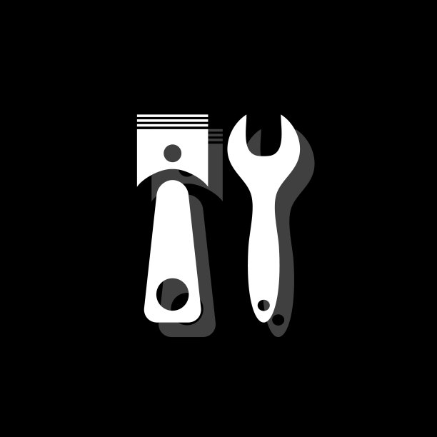 汽车服务图标平坦图片下载