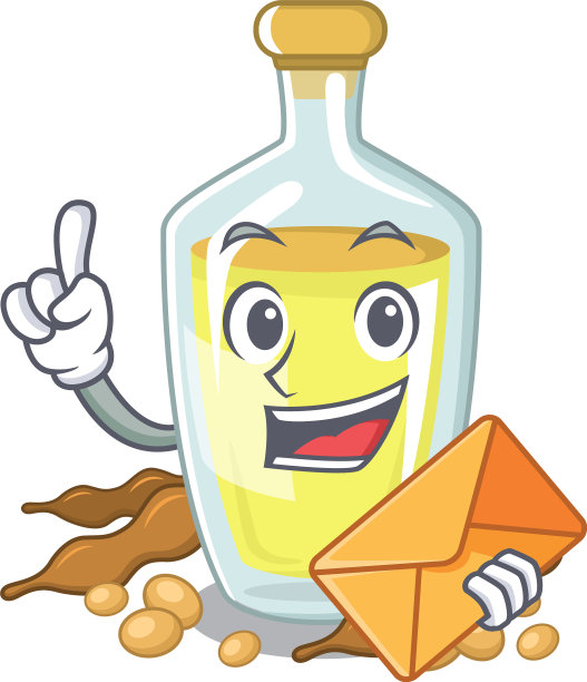 吉祥物碗里装着豆油图片下载