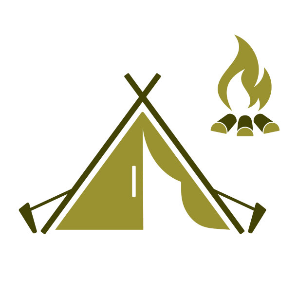旅游帐篷图标图片下载