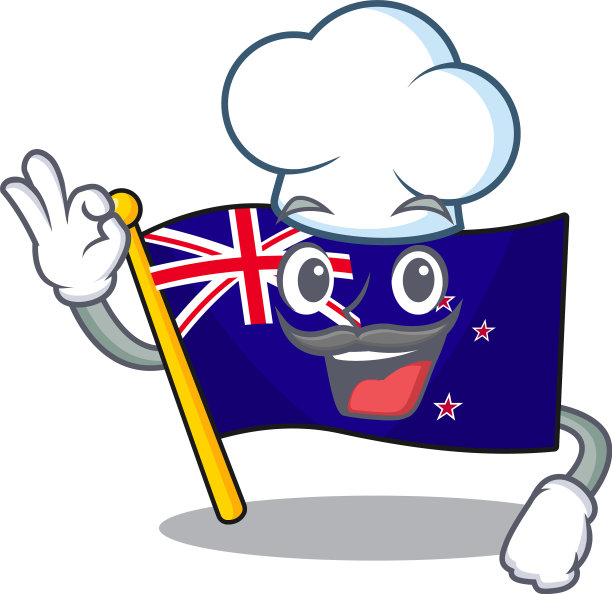 厨师旗新西兰孤立的性格图片下载