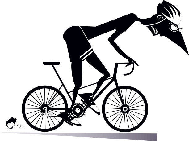 骑自行车的人独自骑自行车图片下载