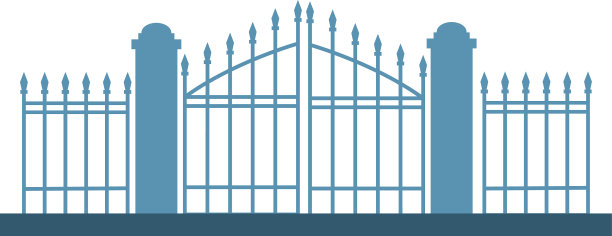 万圣节墓地大门孤立图标图片下载