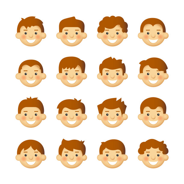 不同的发型适合脸颊红润的男士图片下载