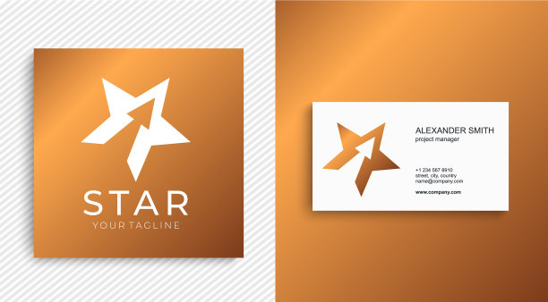 星标志通用抽象标志用一个图片下载