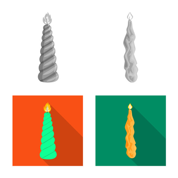 隔离对象放松和火焰图标设置图片下载