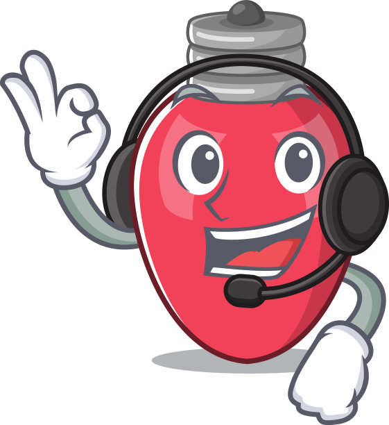 戴着耳机的圣诞灯图片下载