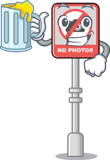 与果汁没有相机孤立与卡通图片下载