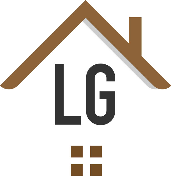 字母L、G建筑标志设计模板图片下载
