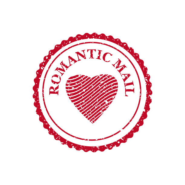 情人节和婚礼浪漫邮资图片下载