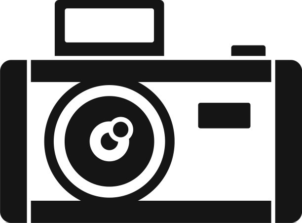 复古相机图标简单的风格图片下载