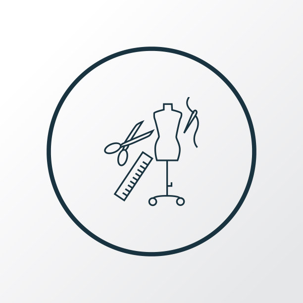 剪裁图标线条符号优质品质图片下载