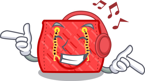 听音乐绗缝钱包由形状性格图片下载