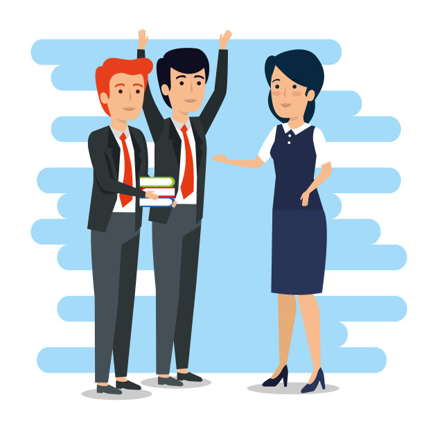 专业的商人战略信息图片下载