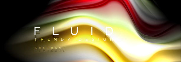 流体波线背景或几何图案图片下载