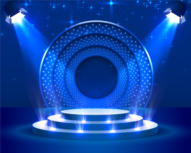 舞台领奖台现场与颁奖典礼图片下载