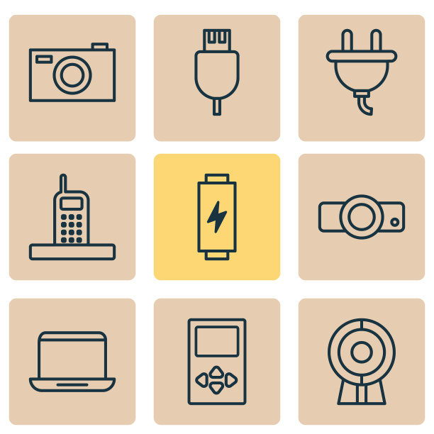 硬件图标设置与笔记本电脑插头照片图片下载