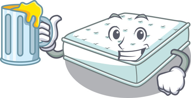 用果汁卡通床垫做的睡觉图片下载